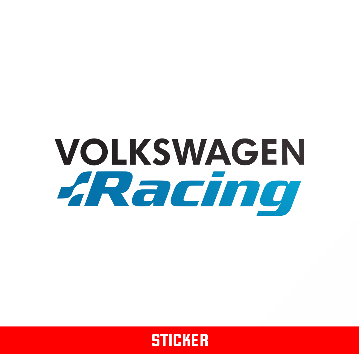 Volkswagen Racing Sticker – DopeGraphics